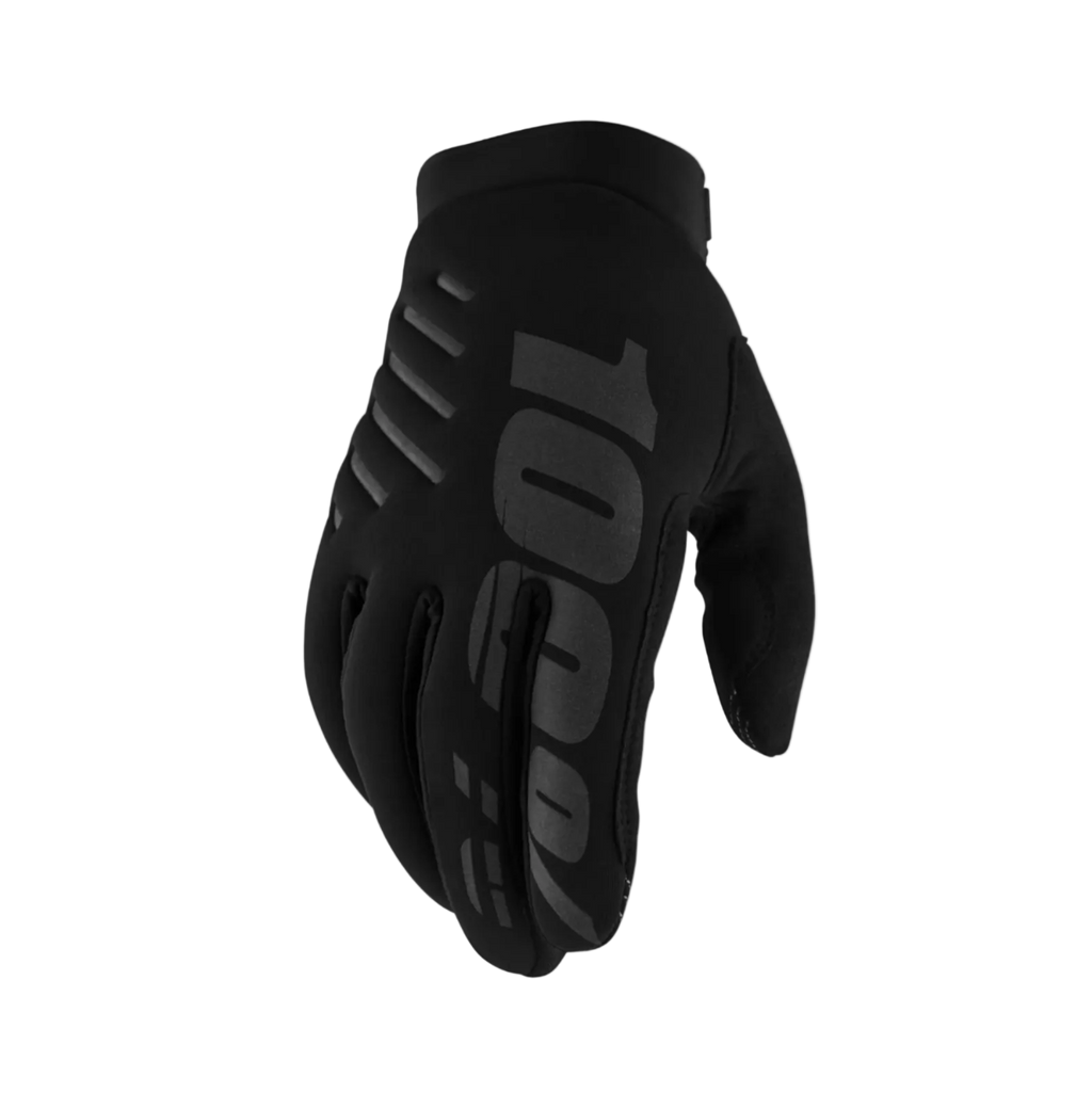 Black glove with '100%' logo
