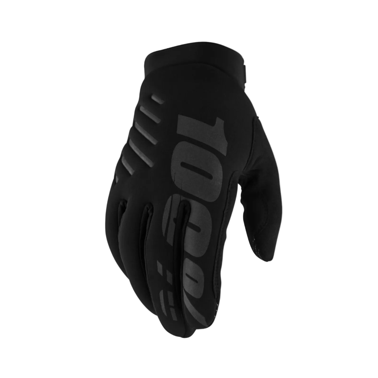 Black glove with '100%' logo