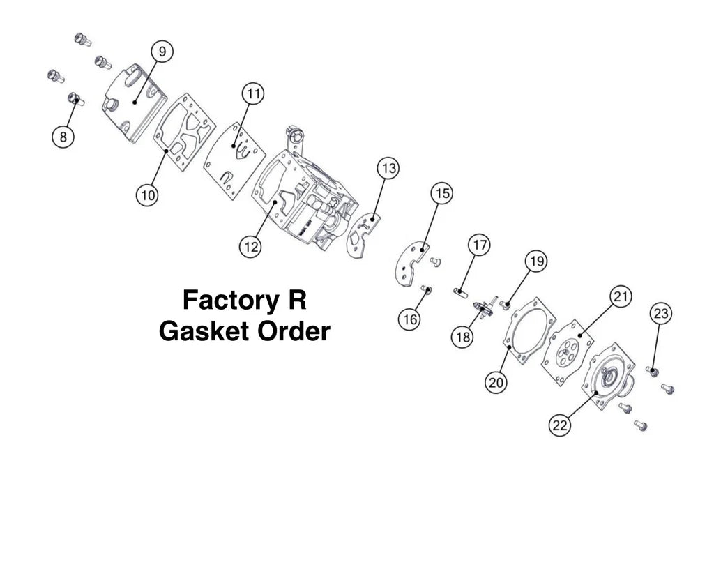 M097 - Genuine Walbro WB Series Membranes & Gaskets Carburettor Vittorazi