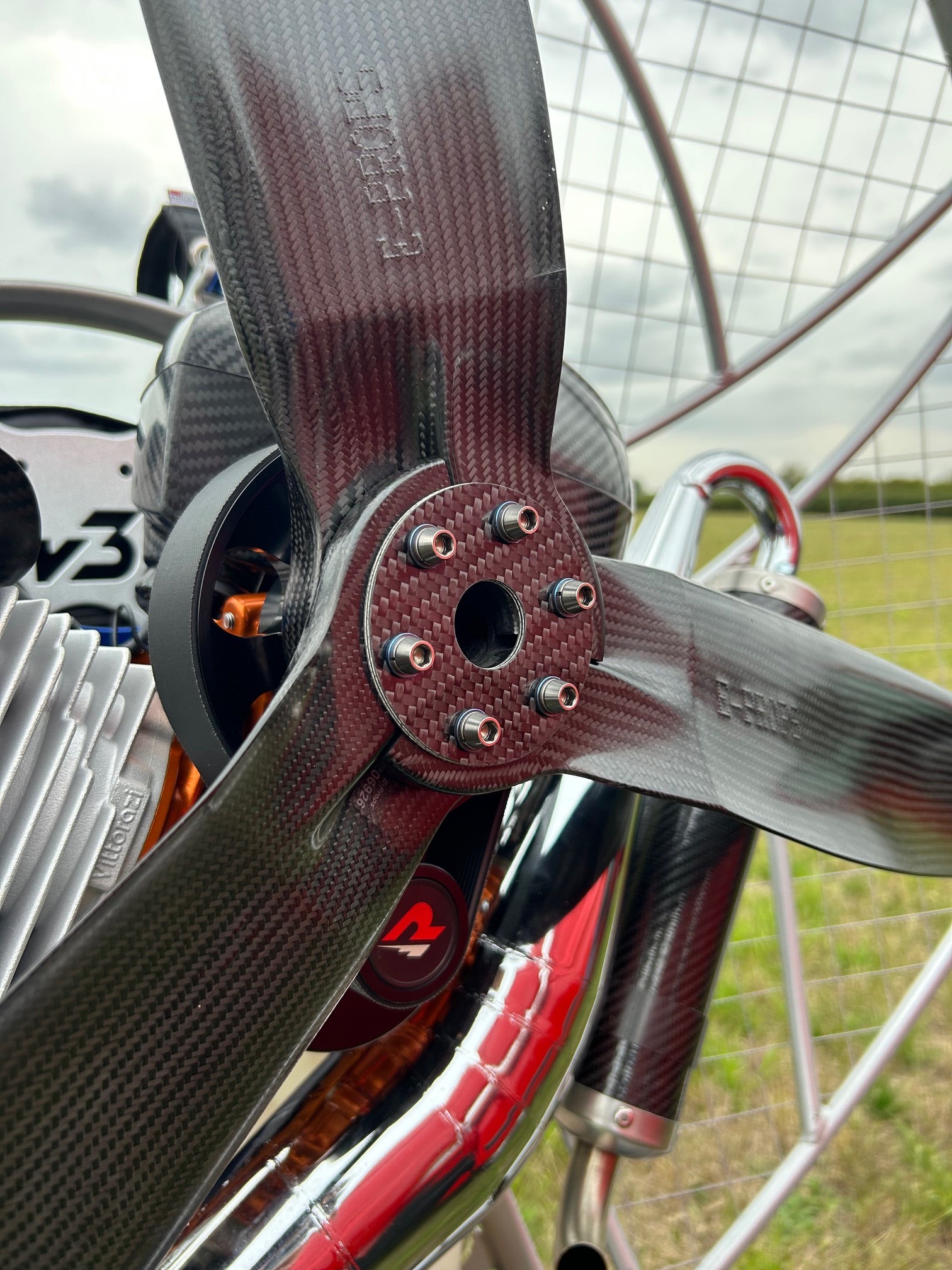 Titanium Prop bolt set