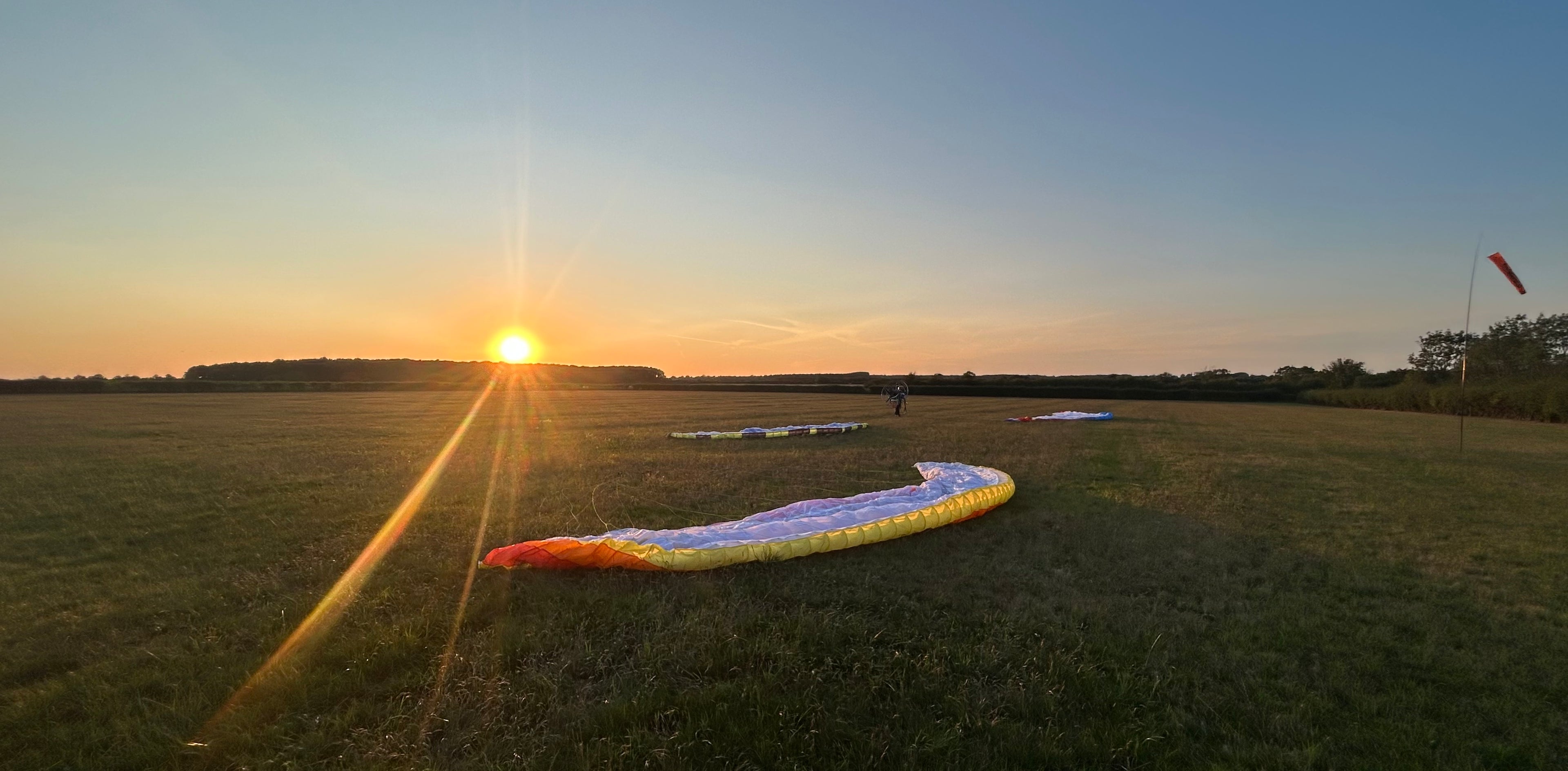 Beginner paramotor flying course