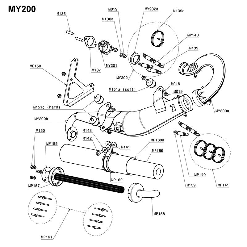 M010- Vittorazi Piston Complete 66 mm SEL. A to E